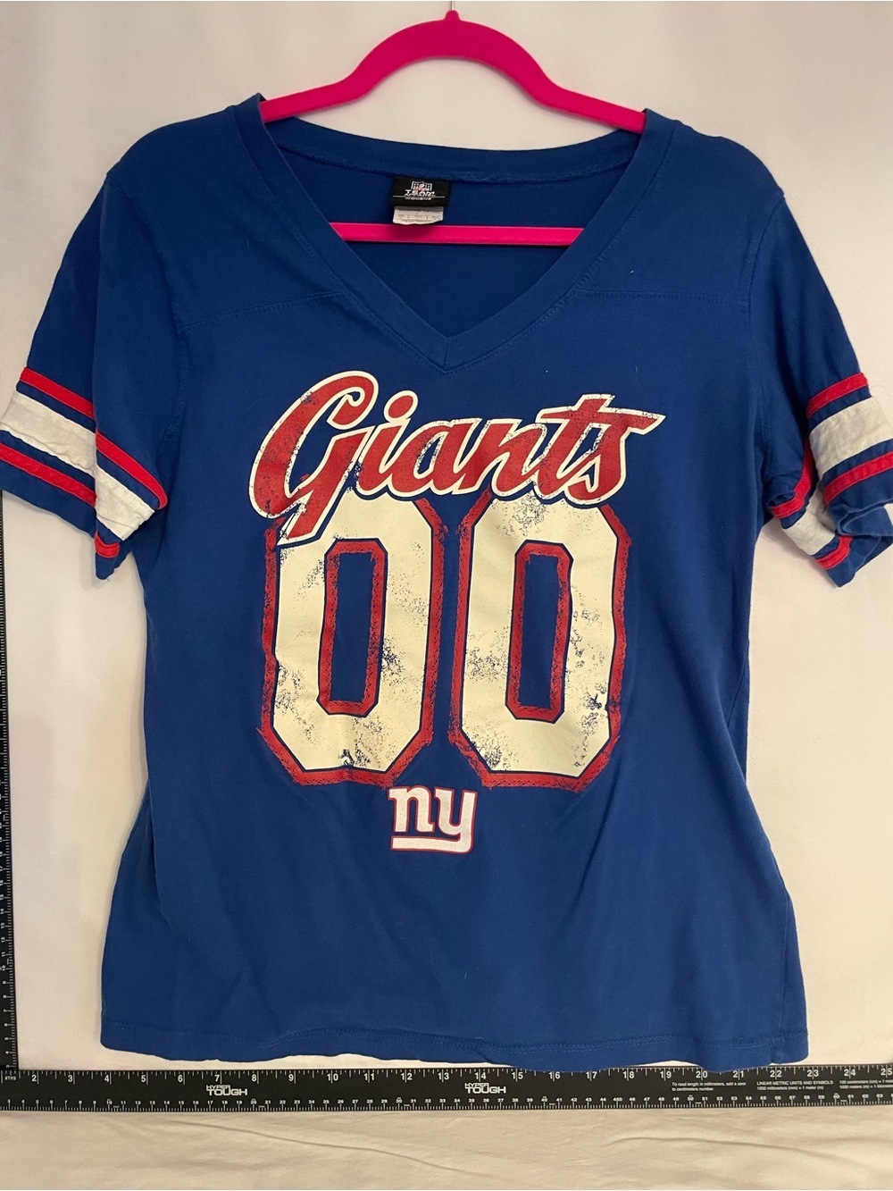 Giants V-Neck Graphic Jersey Tee - Blue